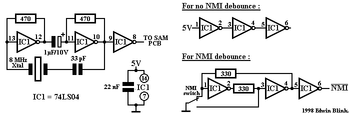 DPU and NMI debounce Schematic